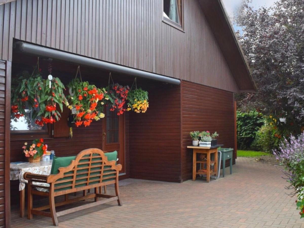 Kranich-Holzferienhaus 'Kleine Auszeit' Rehden Exterior foto