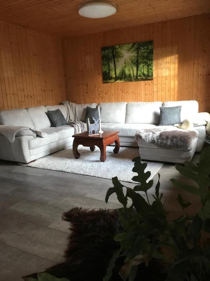 Kranich-Holzferienhaus 'Kleine Auszeit' Rehden Exterior foto